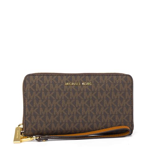 pochette da polso uomo michael kors|michael kors leather work bag.